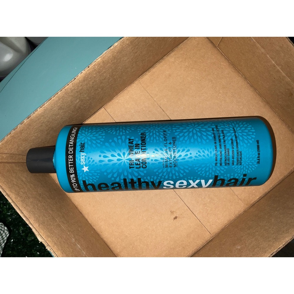 Sexy Hair Tri-Wheat Leave-In Conditioner Healthy Sexy Hair Detangling 33.8oz